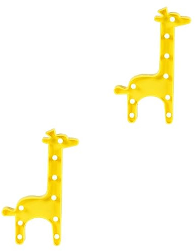 HOMSFOU 2 Stück Giraffen Licht Tier Nachtlicht Nachttischlicht Tier Themenlicht LED Tierlicht