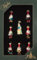 Krebs Glas Lauscha - Weihnachtsdekoration/Christbaumschmuck aus Glas - Mini Märchenfiguren, Schneewittchen und die 7 Zwerge - Menge: 8 Stück - Größe: ca. 7 cm