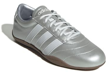 Adidas Women's Grand Court Lo Shoes, Silver Metallic/Crystal White/Gum, 6 UK