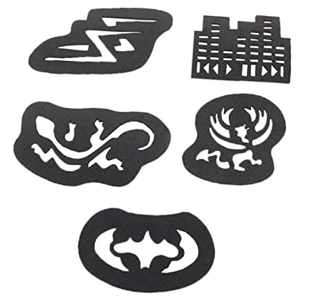 BESPORTBLE 25Stücke Teiliges Haar-tattoo-set mit Schablonen Haarmuster-kit für Temporäre Tattoos und Hautfreundlich für Feste Geburtstage und Geschenke