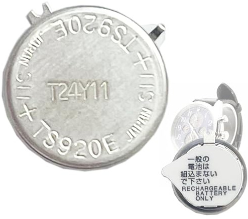 Aousavo TS920E Watch ersatz akku Eco-Drive Kompatibel mit Eco-Drive TS920E 3023.24H MT920 V172 V173 V174 V175 V176 V17 VS72 VS75 SSC012 SSC015 SSC017 SSC021 Series Watch batteria