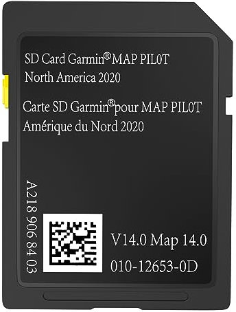 Scheda SD di navigazione compatibile con Mercedes CLA/GLC/GLA/AMG/A/B/C/Classe E, versione 14.0 (MAP 14.0), adatta solo per Audio 20 (codice 522) NTG, Can/Mex/USA Maps (A2189068403)