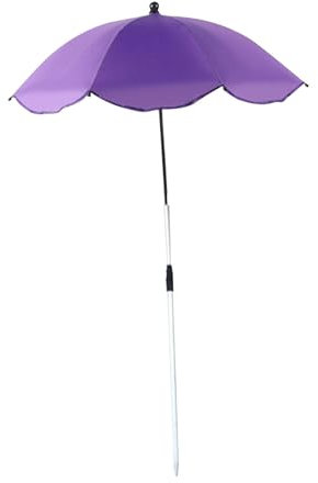 LOVIVER Pflanzenschirm für den Außenbereich, Pflanzenschattenabdeckung, verstellbar, Gartenschirm für Pflanztöpfe, Rasen, Gartenbeete, Lila