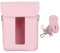 Smartphone Printer Carrying Case Premium PU Leather Protective Cover with Shoulder Strap for Link 3 Printer Travel Gift (Pink)