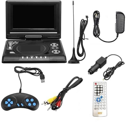 Lecteur DVD système multimédia Automobile Lecteur d'écran 7.8 Pouces Portable Haute définition VCD Mp3 DVD USB avec TV/FM/USB Compact
