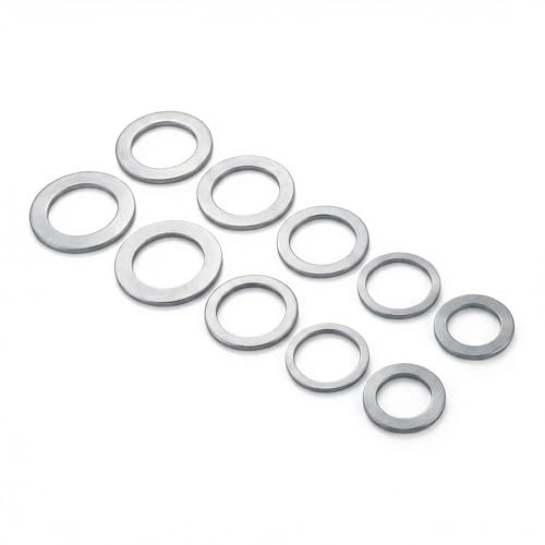 LUKOMEL Saw Blade Bore Bushing Set, Steel Spacer Adapter Rings for Circular Saw Blades Multiple Sizes 1'' to 5/8'' 20mm, 30mm to 1'' 20mm, 7/8'' to 5/8'', Angle Grinder Woodworking Accessories