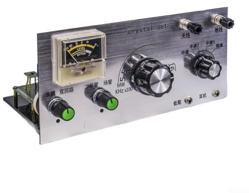 Für Crystal Radio AM SW für MW-Empfänger, keine Batterie erforderlich, tragbares Kurzwellen-Kit mit Direkt-Koppelschaltung für Hobbyisten, 19,5 cm