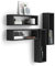 MOBILI FIVER, 4er-Set Iacopo Würfelregale Cubo, Esche, Schwarz, Made In Italy