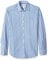 Amazon Essentials Men's Slim-Fit Long-Sleeve Poplin Shirt, Blue Checked, XL