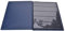 10 Seiten Creative Vintage Briefmarken Album Collection Book Stamps Stockbook Sammelhalter für Briefmarkensammler(Blau)