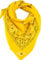 fashionchimp XXL Nicki-Halstuch aus 100% Baumwolle, 70x70 cm, Unisex Bandana, Halstuch, extra groß (Paisley-Gelb)
