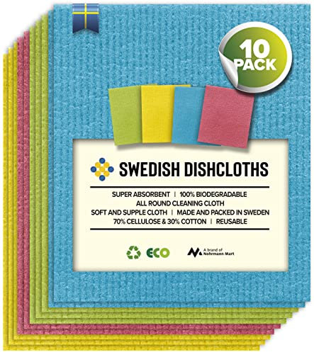 Wettex The Original Dishcloths 10 Pack, Assorted Colors