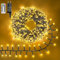 Ollny 15m Lichterkette außen 1000 LEDs, Lichterketten mit 8 Modus und Timer, Cluster Lichterkette IP44 wasserdicht mit Stecker, für Weihnachtbaum Hochzeit Party (warmweiß)