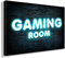 Vacentures Leinwand Gaming Room - Geschenk für Gamer (60x40 CM)