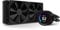 NZXT Kraken Elite 240 - RL-KN24E-B1 - 240mm AIO CPU Liquid Cooler - Customizable 2.36 Wide-Angle LCD Display for GIFs, Images, Performance Metrics and More - 2 x F120P Fans - Black
