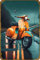 Vespa-Poster, Retro-Blechschild, Wandkunst, Dekor, Metallschild, Dekoration, Schild, 20,3 x 30,5 cm