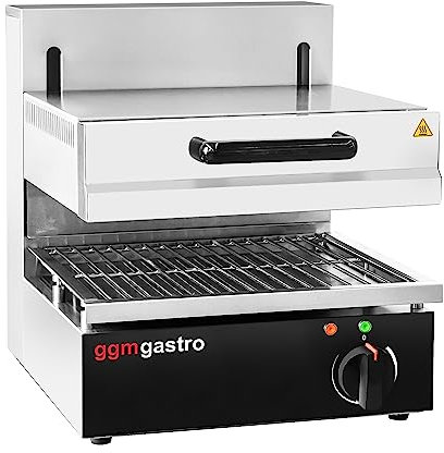 GGM Gastro | SMH45 | Elektro Pita Ofen/Salamander SPEZIAL - 2,8 kW - 220 Volt - Höhenverstellbare Heizkörper