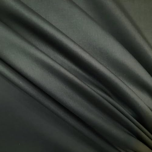 Stoff Meterware Viskose 0,5 m Milan schwarz uni black Kleiderstoff Blusenstoff Kleid Rock einfarbig