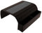 Kotona UK, Dark Brown, Sofa Arm Table Tray, Armchair Tray, Foldable Couch Caddy for Drinks, Snacks & Remotes, Sofa Arm Table with Storage