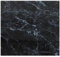 Shower Panel 1000mm Wide x 2.4m Wet Wall Bathroom Cladding PVC 10mm Thick (Black Marble Gloss 1m)