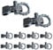 Aetherion Paracord Buckles Bow Clasps Screw Pin Anchor Shackle Adjustable Shackles Buckles for Paracord Bracelet Belt 10 PCS