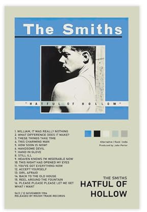Hatful Of Hollow The Smiths Album Leinwand Poster Schlafzimmer Dekor Sport Landschaft Büro Zimmer Dekor Geschenk Unframe: 20 x 30 cm