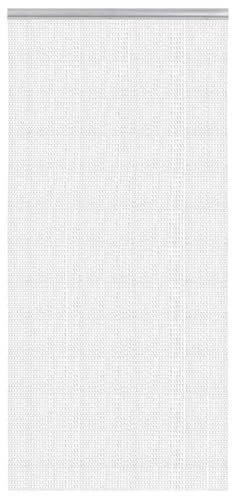 Sufrk Chain Door Fly Screen 100x200 cm Aluminium,Premium Door Fly Chain Screens, Aluminium Chain Curtain Metal Fly Screen Curtain Insect Control for Doorways