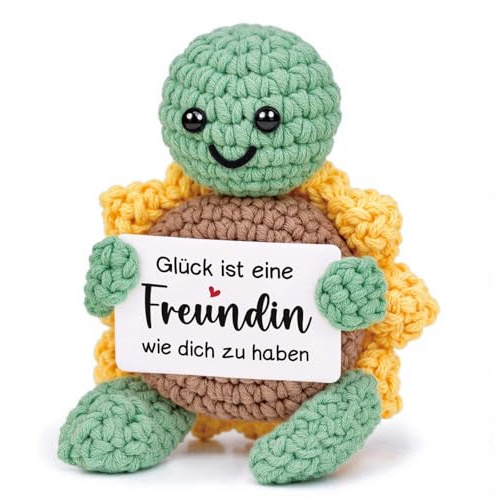 CheriGift Beste Freundin Geschenke, Handgemachte Schildkröten Figuren | Geschenk für Freundin Freundinnen zum Geburtstag Weihnachten Valentinstag 2.8x2x3.9 inches