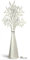 LE GEMME DI VENEZIA Albero della Vita in Cartone Bianco Alto 2 Metri allestimento Matrimonio Tableau Mariage vetrine teatri