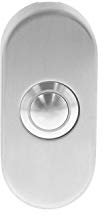 Intersteel 0035.399026 Türklingel Oval Verdeckt 65 X 30 X 10 Edelstahl gebürstet