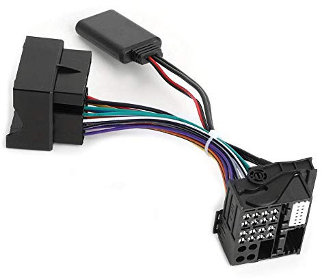 Bluetooth Audio AUX Stereo Anschluss Adapter Auto AUX Empfänger, Auto Bluetooth Funkmodul Aux Kabeladapter Passend für RCD510 300+ 310 RCD210 Bluetooth Adapter