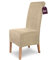 SCHEFFLER-Home Stuhlhussen 6er Set Leon Beige-Stein/elastische Wildleder Hussen für Stühle/Robustes Freischwinger Hussen Set/Stuhlhussen Stretch & Lederoptik/Stuhl Hussen waschbar