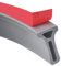 AGSYFFD Barrière de douche, paroi de douche en silicone, Seuil de douche barrage d'eau Auto adhésif, pour séparer les salles de bains sèches et humides, Gris