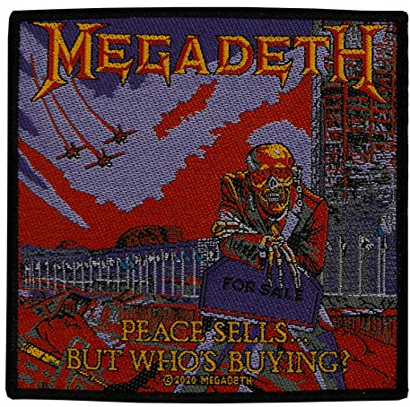 Megadeth Peace Sells Aufnäher Patch Gewebt & Lizenziert !!