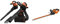 BLACK+DECKER BEBLV301, Aspiradora Eléctrica 3 en 1 y Soplador de Hojas Trituradora Rastrillo, Acoplable Mochila de 72L, BEHTS501, Cortasetos Eléctrico 600 W, Espada Doble de Acero