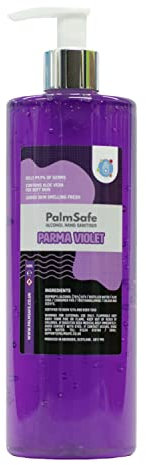 Palm Safe Parma Violet Alcohol Hand Sanitiser 500 ml Pump Bottle