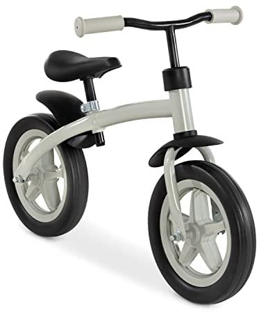 hauck Laufrad Super Rider 12 für Kinder 2-4 Jahre mit 12 Zoll Reifen, Höhenverstellbaren Sattel & Lenker, Training von Gleichgewicht & Motorik (Dusty Green)