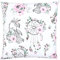 TupTam Kissenbezug Gemustert Bunte Kissenhüllen Dekokissen für Baby und Kinderzimmer, Farbe: Traumfänger/Einhorn/Rosa, Größe: 80 x 80 cm