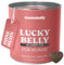 mammaly Lucky Belly Allergy Fit, Lucky Belly für Hunde ohne Huhn, Probiotika Hund, Verdauungssnack für Hunde getreidefrei, Heilmoor, Hund Darmflora aufbauen, ca. 90 Snacks