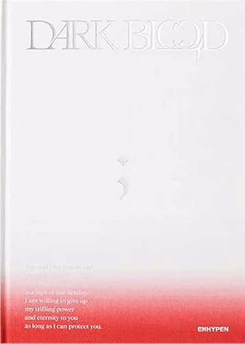 ENHYPEN Mini-Album Dark Blood, 4. Mini-Album, CD-R, Fotokarte, Fotokarte, Aufkleber, Postkarte, Poster mit Liedtext, Lesezeichen, 8 Fotokarten und Taschenspiegel