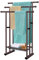 Kayfia 40 Tall Standing Towel Racks for Bathroom, 3 Tier Towel Rack Stand with Storage Basket, Blanket Ladder Drying and Display Rack for Oversized Bath Towel, Next to Tub Or Shower (Bronze)
