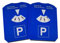 MC-Trend 2er Set Parkscheibe Kunststoff mit Eiskratzer, Einkaufschip und Reifenmesser blau 15,5 x 12 cm Parkuhr für Auto, Motorrad, Sprinter Allround Talent für Autozubehör Must Have 4 in 1 (2er Set)