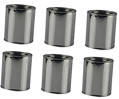 DOITOOL 6pcs metal paint bucket Paint Storage Container empty metal pail with lid iron Paint Container tinplate painting cans paint art pails paint cans glue tin cans with lids filling ink