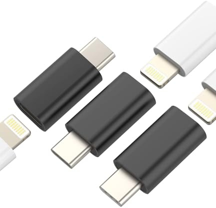 Lightning Mutter auf USB C Männlich Charger Kabel Adapter(3 Pack) iPhone Ladekabel Klinke to Type C Stecker Ladegerät Zubehör Netzteil Set kompatibel für Samsung Pixel Huawei Xiaomi Ipad tp