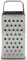 Fackelmann 4-seitige Universalreibe, Kastenreibe, Edelstahl, 23,5 x 10,5 x 8 cm, Silber
