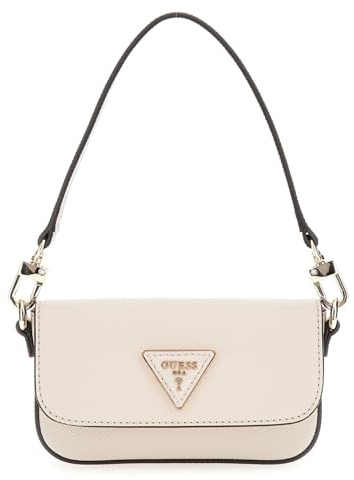 GUESS Umhängetasche Abendtasche Brynlee Micro Mini Flap Stone beige