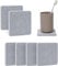 WBCBEC 6 Pieces Water Absorbent Diatomite Coasters, Diatomaceous Earth Kitchen Soap Dish Bathroom Trays Water Absorbing Stone Tray for Sink Used for Hand Soaps Drinks Bottles