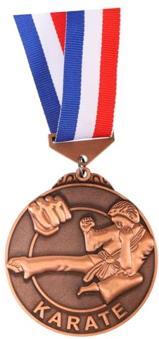 Happyyami Karate-Medaille Siegermedaille Goldmedaille Wiederverwendbare Preisverleihung Wettbewerbe Medaille Kleiner Medaillendekor Baseball-Medaille Goldpreis Goldene Zinklegierung Metall