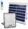 EXTRASTAR Foco Proyector LED Solar 200W con Mando a Distancia, Luz Blanca Fría 6500K, Resistente al Agua IP67, para Exterior, Jardín, Patio, 1Pc