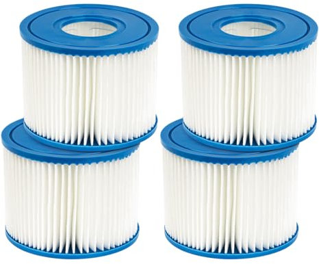 WuYan Lot de 4 filtres de piscine Intex PureSpa Type S1